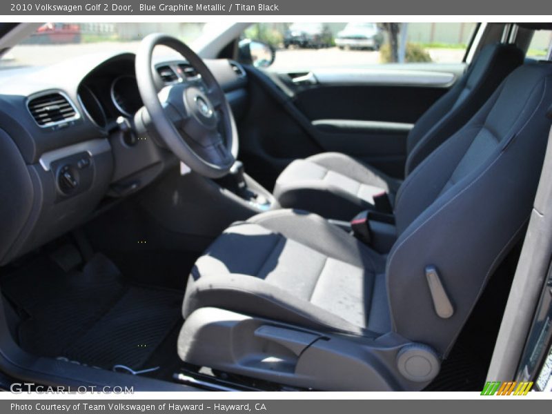 Blue Graphite Metallic / Titan Black 2010 Volkswagen Golf 2 Door