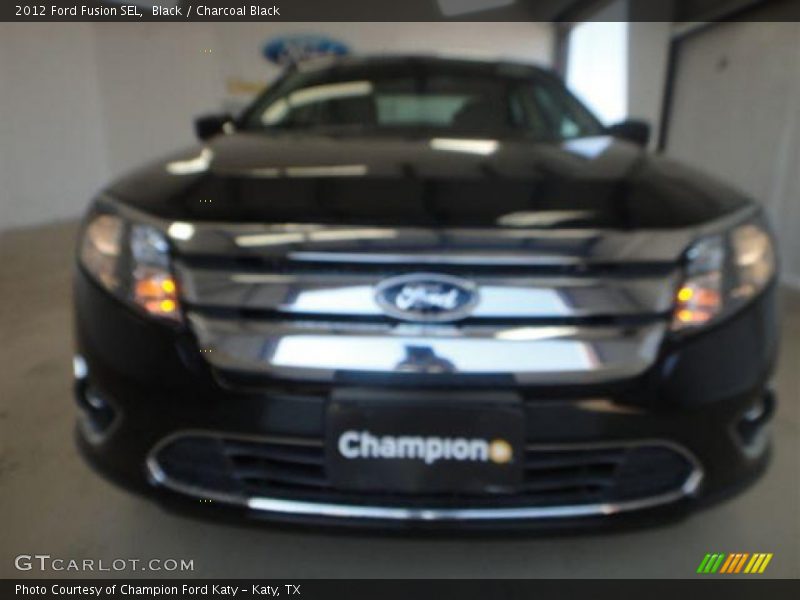 Black / Charcoal Black 2012 Ford Fusion SEL