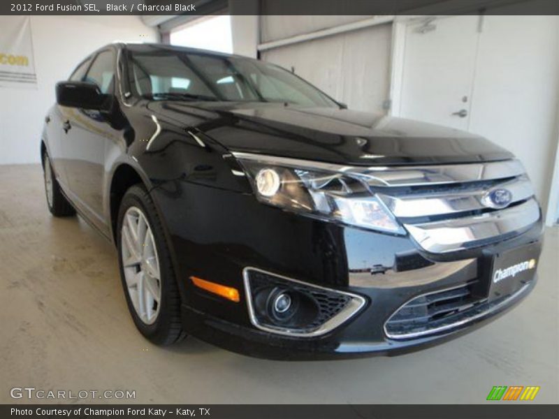 Black / Charcoal Black 2012 Ford Fusion SEL