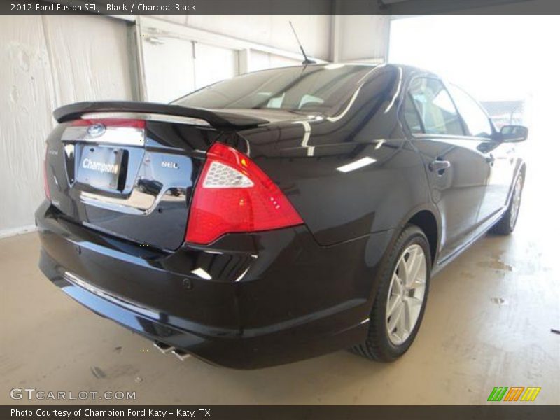 Black / Charcoal Black 2012 Ford Fusion SEL
