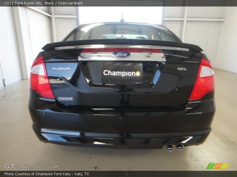 Black / Charcoal Black 2012 Ford Fusion SEL