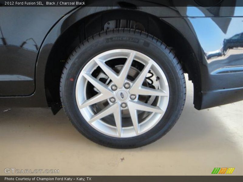 Black / Charcoal Black 2012 Ford Fusion SEL