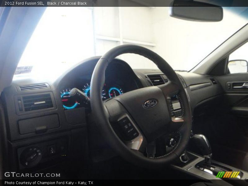 Black / Charcoal Black 2012 Ford Fusion SEL