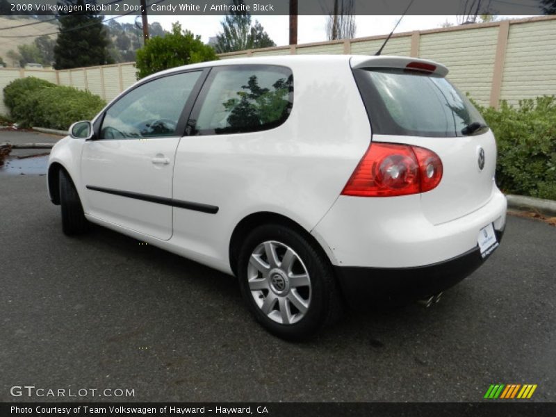 Candy White / Anthracite Black 2008 Volkswagen Rabbit 2 Door