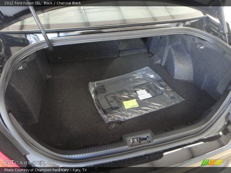 Black / Charcoal Black 2012 Ford Fusion SEL