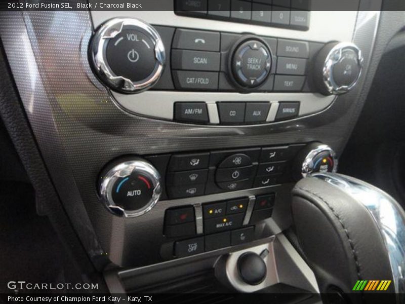 Black / Charcoal Black 2012 Ford Fusion SEL