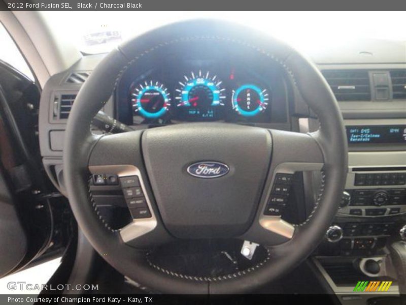 Black / Charcoal Black 2012 Ford Fusion SEL