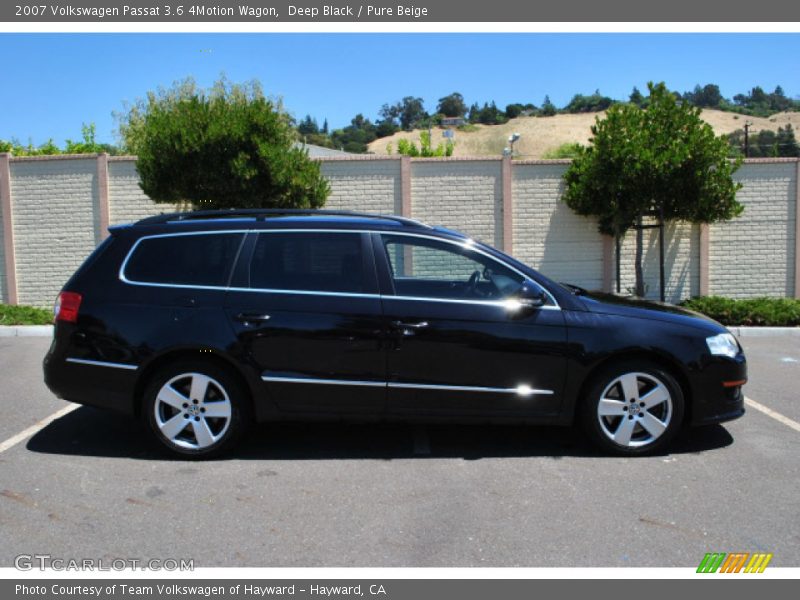 Deep Black / Pure Beige 2007 Volkswagen Passat 3.6 4Motion Wagon