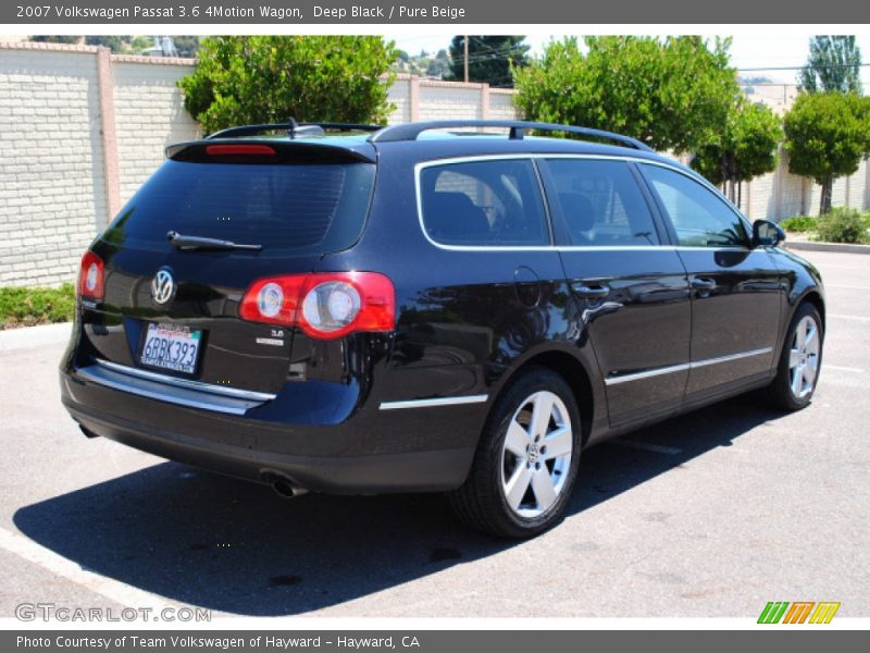 Deep Black / Pure Beige 2007 Volkswagen Passat 3.6 4Motion Wagon