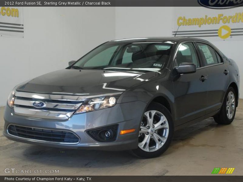 Sterling Grey Metallic / Charcoal Black 2012 Ford Fusion SE