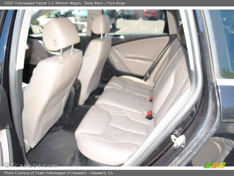 Deep Black / Pure Beige 2007 Volkswagen Passat 3.6 4Motion Wagon