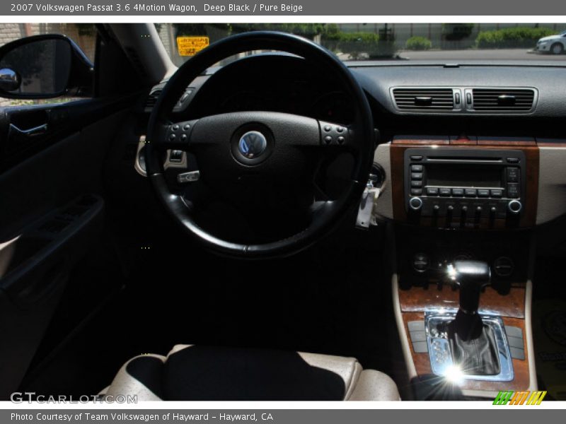 Deep Black / Pure Beige 2007 Volkswagen Passat 3.6 4Motion Wagon