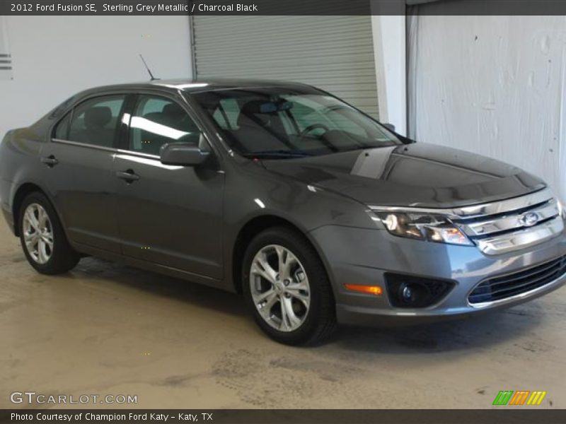 Sterling Grey Metallic / Charcoal Black 2012 Ford Fusion SE