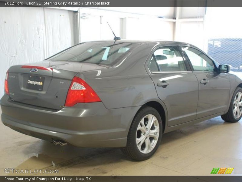Sterling Grey Metallic / Charcoal Black 2012 Ford Fusion SE