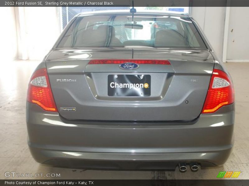 Sterling Grey Metallic / Charcoal Black 2012 Ford Fusion SE