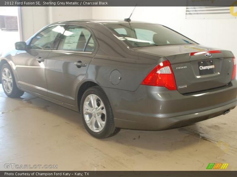 Sterling Grey Metallic / Charcoal Black 2012 Ford Fusion SE