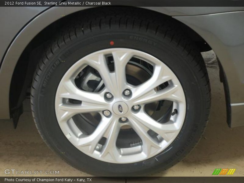 Sterling Grey Metallic / Charcoal Black 2012 Ford Fusion SE