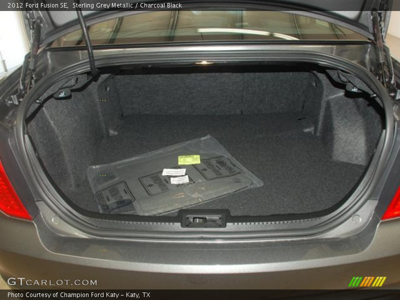Sterling Grey Metallic / Charcoal Black 2012 Ford Fusion SE
