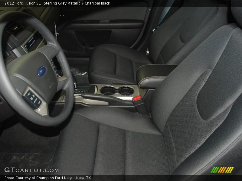 Sterling Grey Metallic / Charcoal Black 2012 Ford Fusion SE
