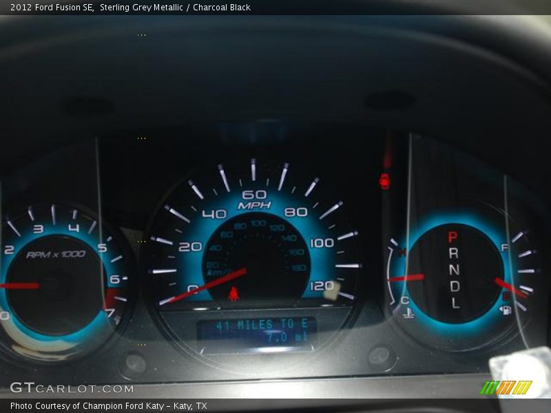 Sterling Grey Metallic / Charcoal Black 2012 Ford Fusion SE