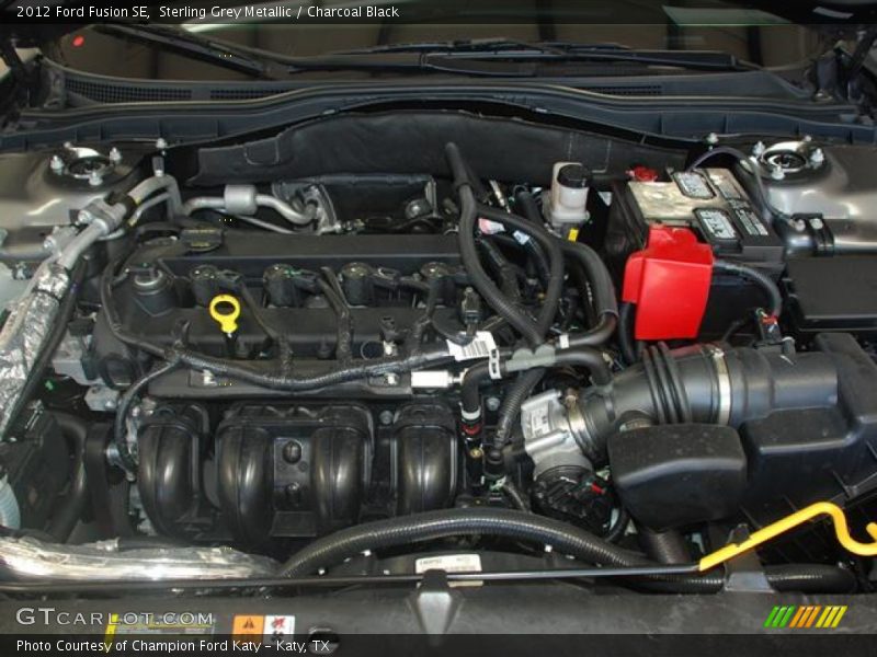 Sterling Grey Metallic / Charcoal Black 2012 Ford Fusion SE