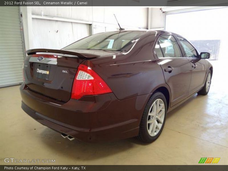 Cinnamon Metallic / Camel 2012 Ford Fusion SEL