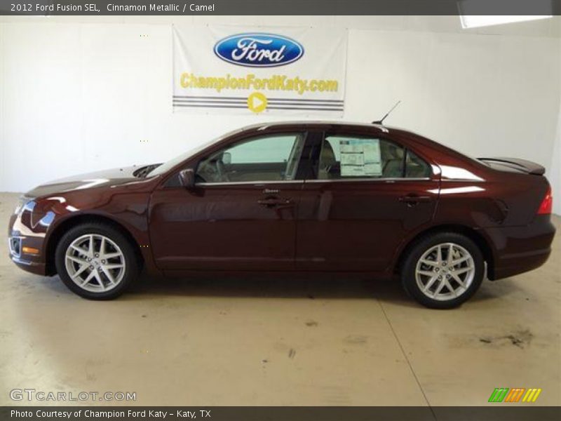 Cinnamon Metallic / Camel 2012 Ford Fusion SEL