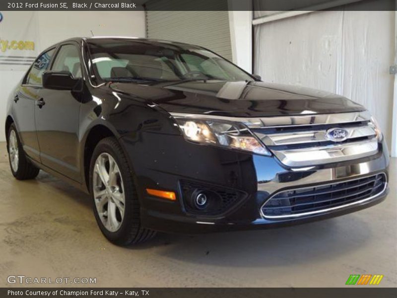 Black / Charcoal Black 2012 Ford Fusion SE