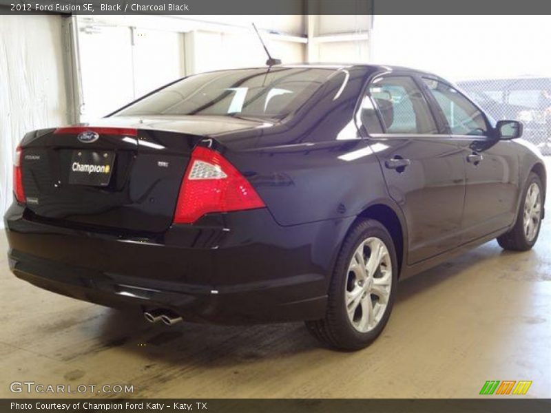 Black / Charcoal Black 2012 Ford Fusion SE