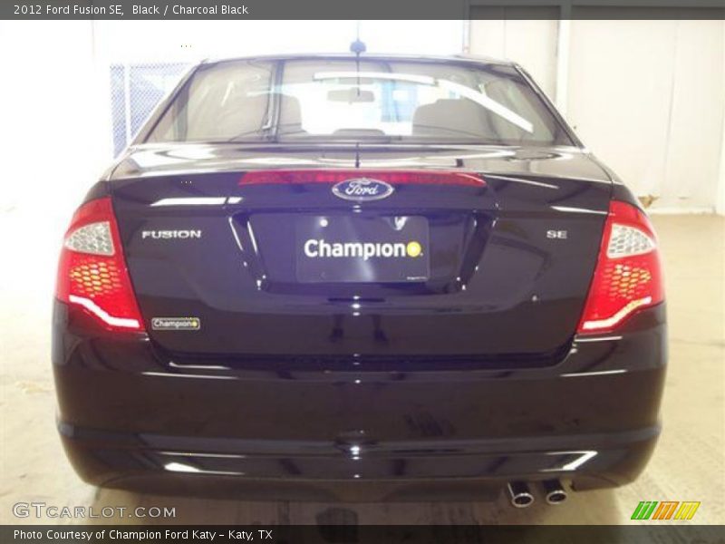 Black / Charcoal Black 2012 Ford Fusion SE