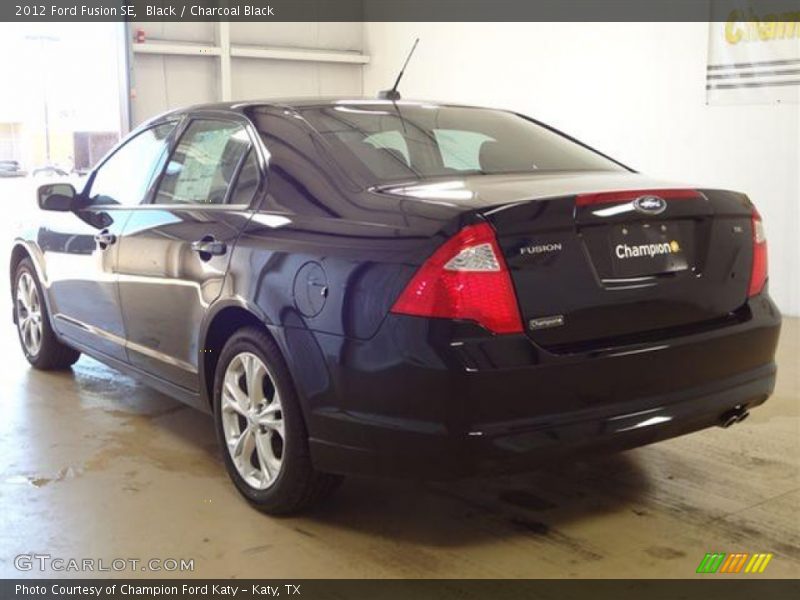 Black / Charcoal Black 2012 Ford Fusion SE