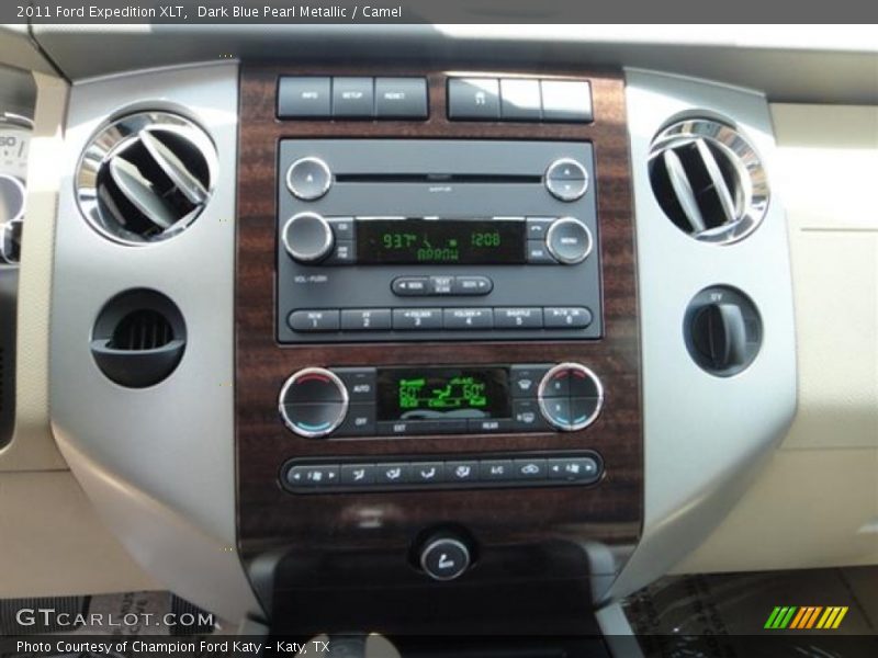 Dark Blue Pearl Metallic / Camel 2011 Ford Expedition XLT
