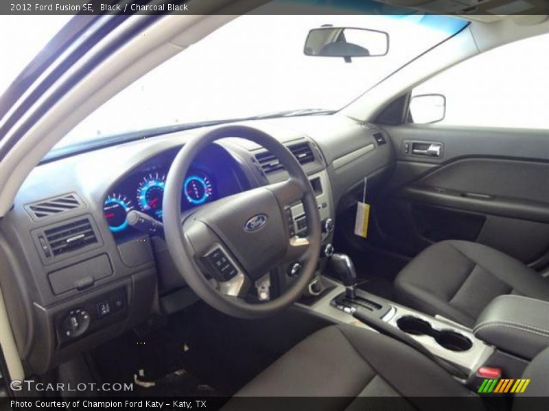 Black / Charcoal Black 2012 Ford Fusion SE