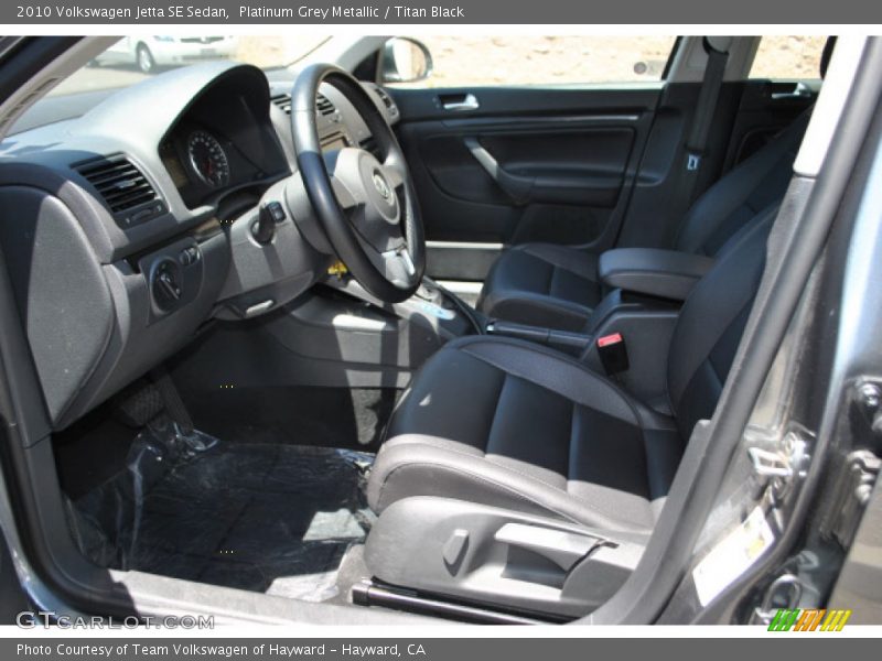 Platinum Grey Metallic / Titan Black 2010 Volkswagen Jetta SE Sedan