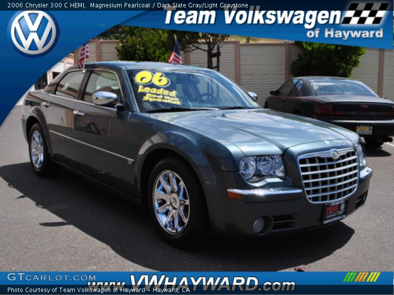 Magnesium Pearlcoat / Dark Slate Gray/Light Graystone 2006 Chrysler 300 C HEMI