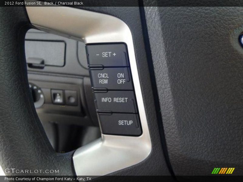 Black / Charcoal Black 2012 Ford Fusion SE