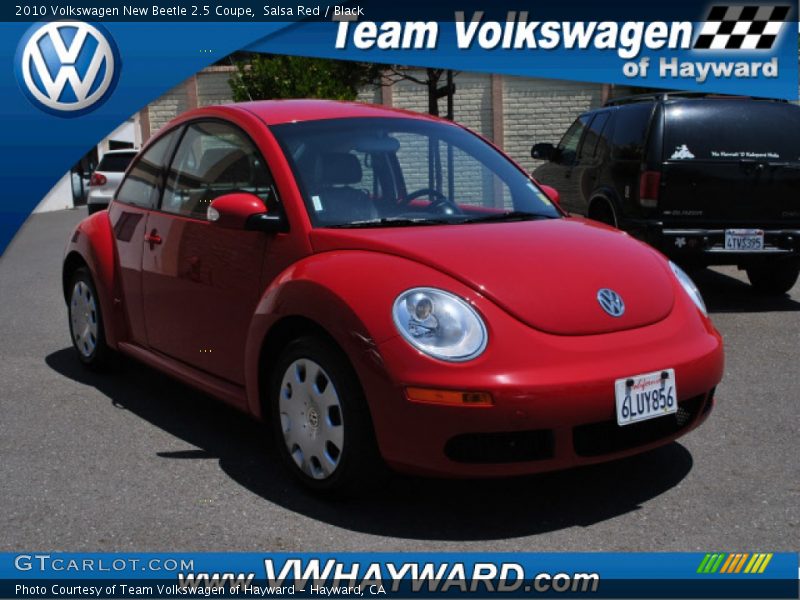 Salsa Red / Black 2010 Volkswagen New Beetle 2.5 Coupe
