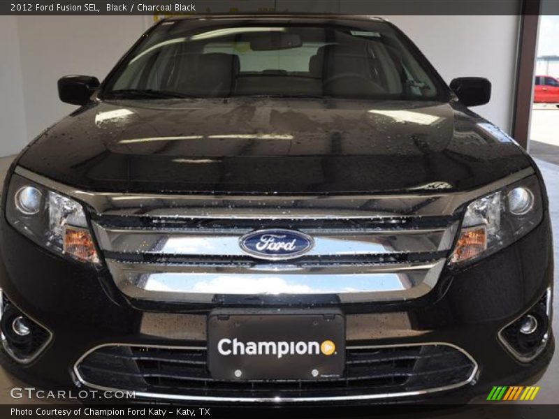 Black / Charcoal Black 2012 Ford Fusion SEL