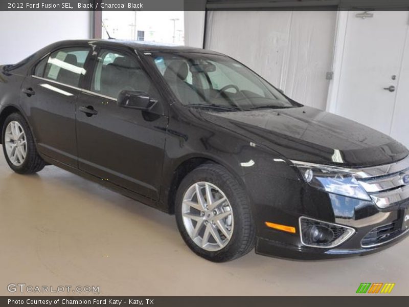Black / Charcoal Black 2012 Ford Fusion SEL