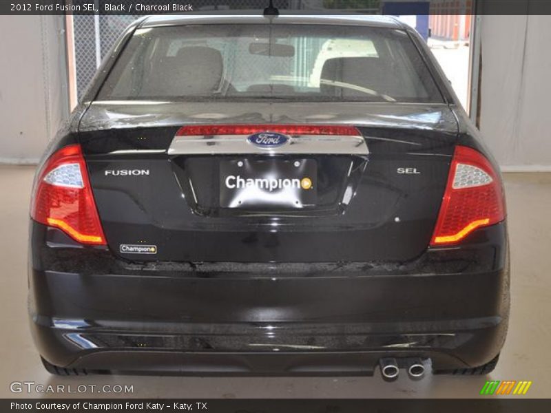 Black / Charcoal Black 2012 Ford Fusion SEL