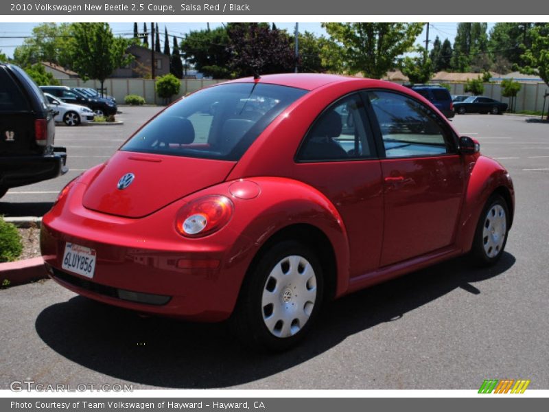 Salsa Red / Black 2010 Volkswagen New Beetle 2.5 Coupe