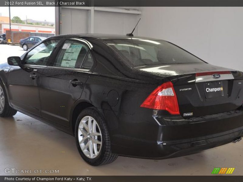 Black / Charcoal Black 2012 Ford Fusion SEL