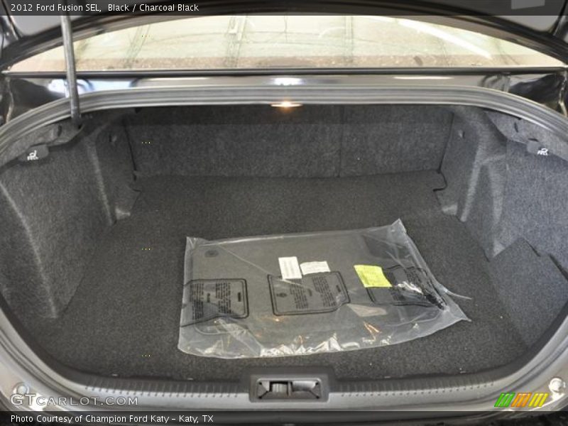 Black / Charcoal Black 2012 Ford Fusion SEL