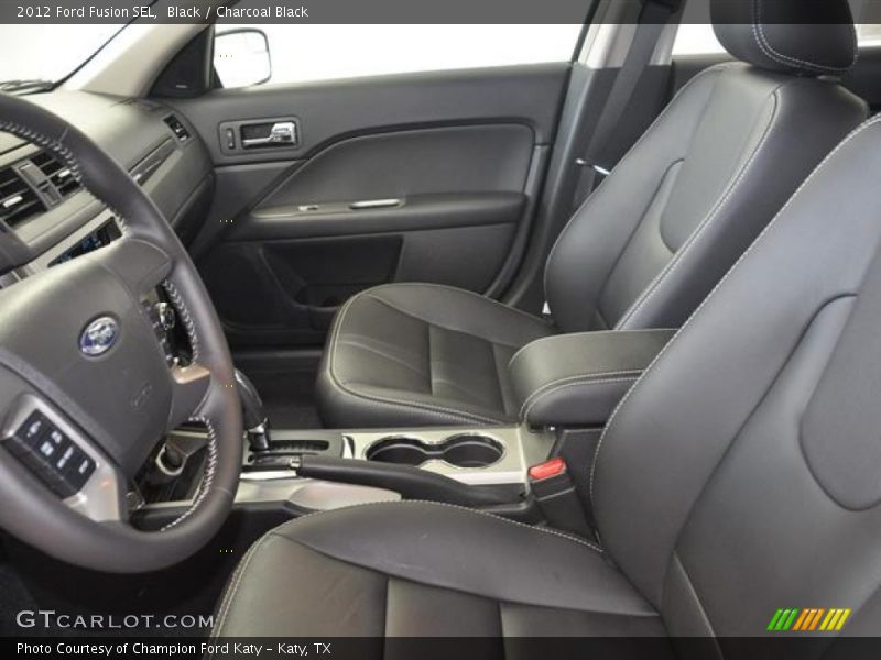 Black / Charcoal Black 2012 Ford Fusion SEL