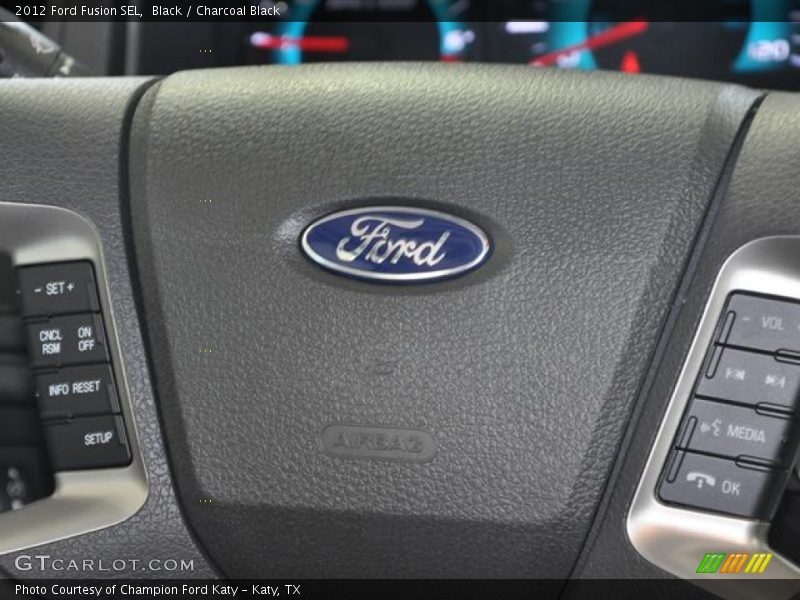 Black / Charcoal Black 2012 Ford Fusion SEL