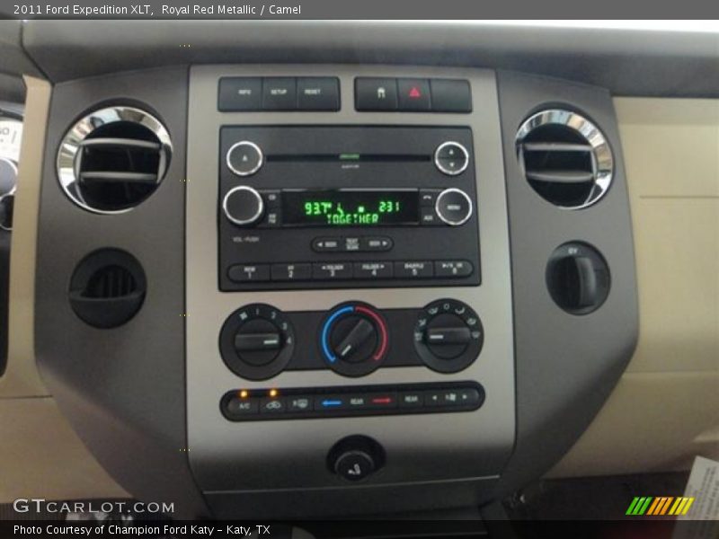 Royal Red Metallic / Camel 2011 Ford Expedition XLT
