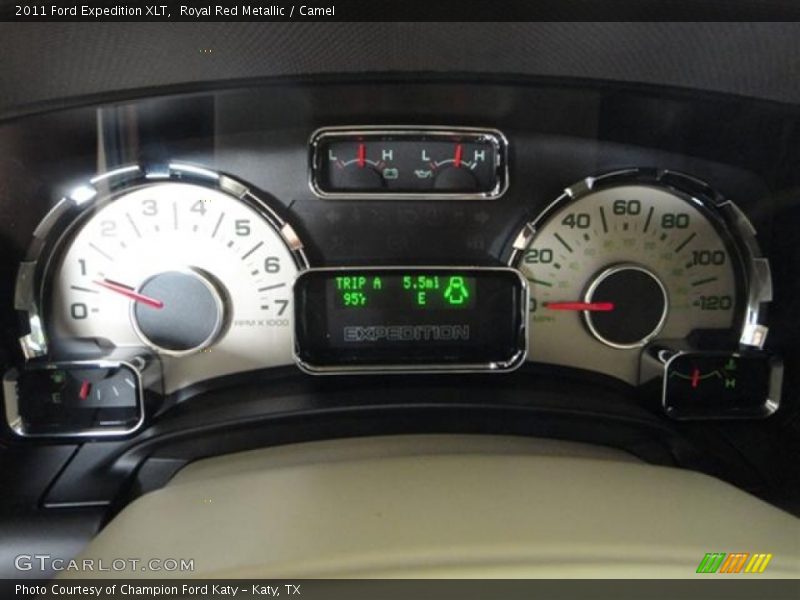 Royal Red Metallic / Camel 2011 Ford Expedition XLT