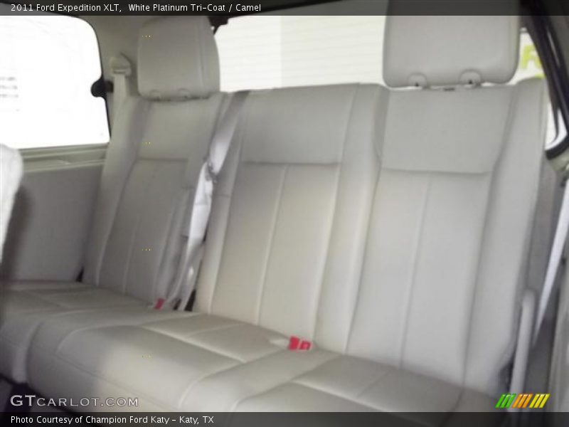 White Platinum Tri-Coat / Camel 2011 Ford Expedition XLT