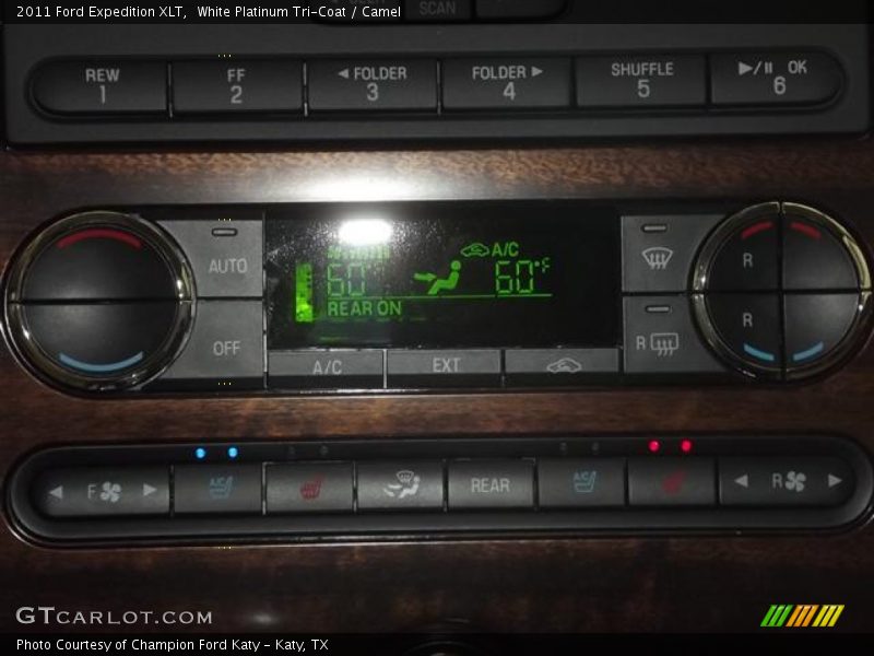 White Platinum Tri-Coat / Camel 2011 Ford Expedition XLT