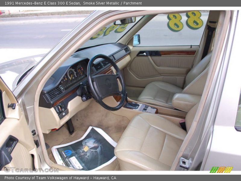  1991 E Class 300 E Sedan Parchment Interior